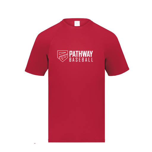 [2790.083.S-LOGO2] Men's Smooth Sport T-Shirt (Adult S, Red, Logo 2)