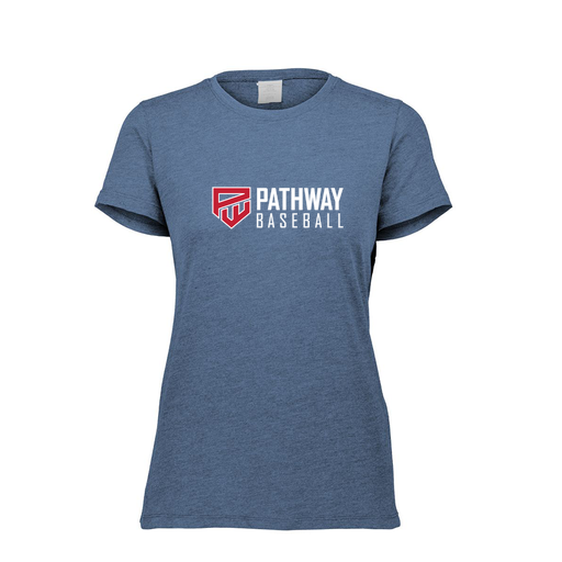 [FTSCUBNV-FAXS-LOGO2] Decker Women's Tri-Blend T-Shirt - Short Sleeve (Female Adult XS, Navy, Logo 2)
