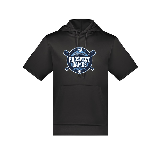 [6871.080.S-LOGO1] Men's Dri Fit Short Sleeve Hoodie (Adult S, Black, Logo 1)