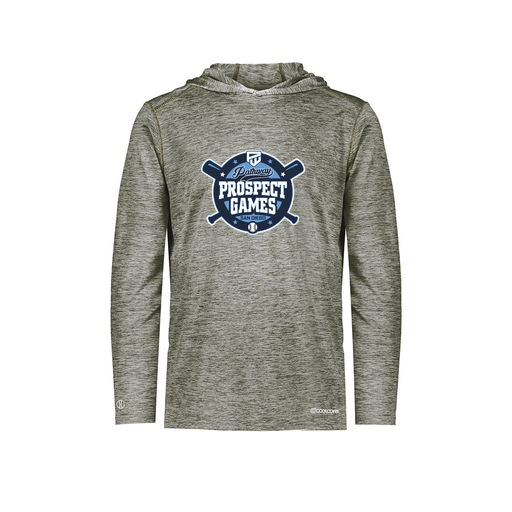 [FOLHCGGY-AS-LOGO1] Decker Men's Charge Hoodie (Adult S, Gray, Logo 1)