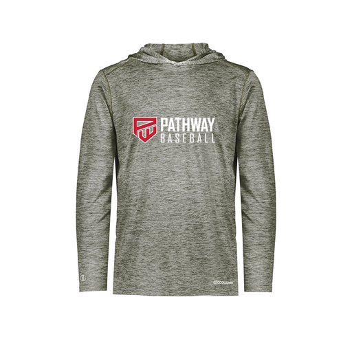 [CUS-DFW-CHGHOOD-PER-LSL-GRY-AS-LOGO2] Men's Charge Hoodie (Adult S, Gray, Logo 2)