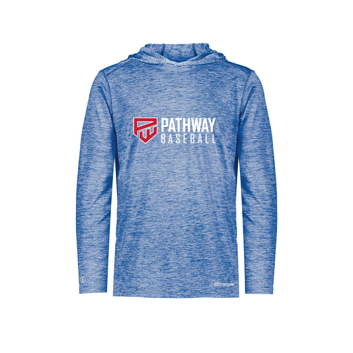 [FOLHCGRY-YS-LOGO2] Decker Youth Charge Hoodie (Youth S, Royal, Logo 2)