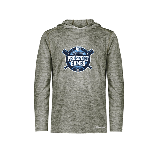 [CUS-DFW-CHGHOOD-PER-LSL-GRY-YS-LOGO1] Youth Charge Hoodie (Youth S, Gray, Logo 1)