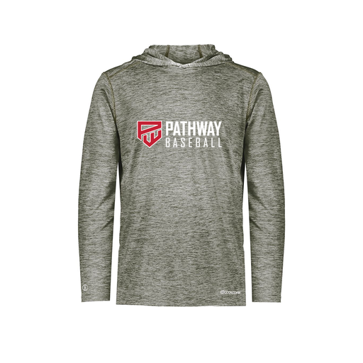 [CUS-DFW-CHGHOOD-PER-LSL-GRY-YS-LOGO2] Youth Charge Hoodie (Youth S, Gray, Logo 2)