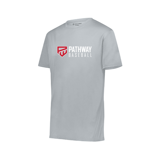 [222818.099.S-LOGO2] Men's Movement Dri Fit Shirt (Adult S, Silver, Logo 2)
