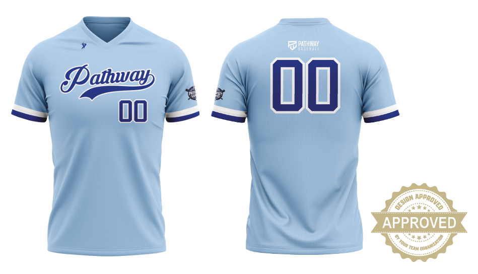Columbia Blue V-Neck Jersey