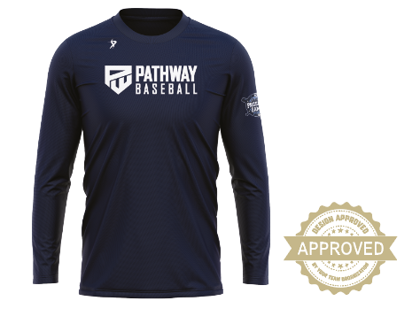 Navy Team Long Sleeve Crew