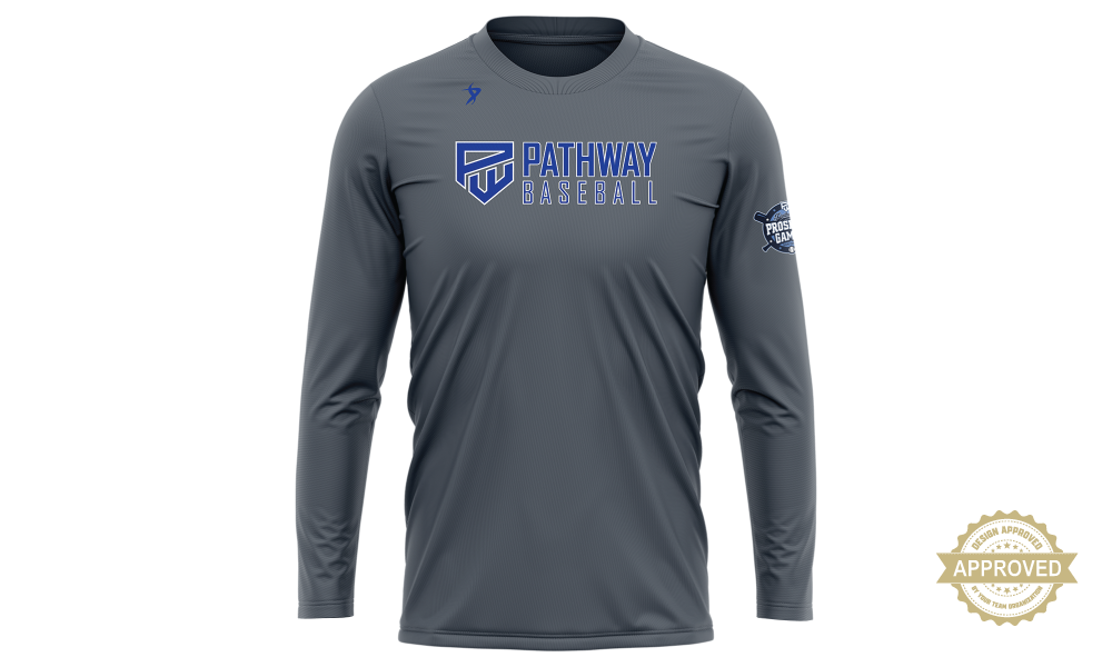 Grey Team Long Sleeve Crew