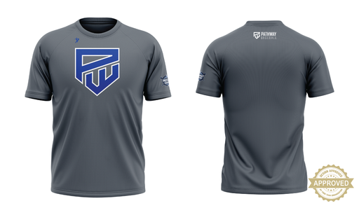 Grey Team Short Sleeve Crew